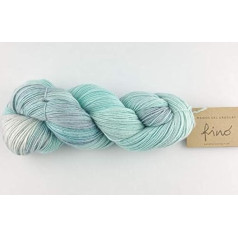 Manos Del Uruguay Silk Blend Fino 404 Watered Silk, 100 g, Wool with Silk for Knitting and Crocheting, Merino Silk Blend, Hand-Dyed with Colour Gradient