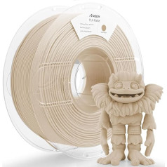 AMOLEN Matte PLA 3D Printer Filament, Matte PLA Filament 1.75 mm Dimensional Accuracy +/- 0.02 mm, 1 kg Spool Filament (2.2 lbs) for 3D Printers, Matte Sand Beige