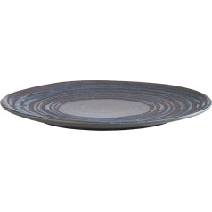 APS Loops 85028 Plate Diameter 27 cm Height 2 cm Melamine Dark Blue / Dark Grey