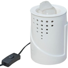 ABB4US Scented Candle Warmer with LED Light, Essential Oil Diffuser, Night Lamp, Home Decor, Wax, Candle and Oil + Wax Melt, White