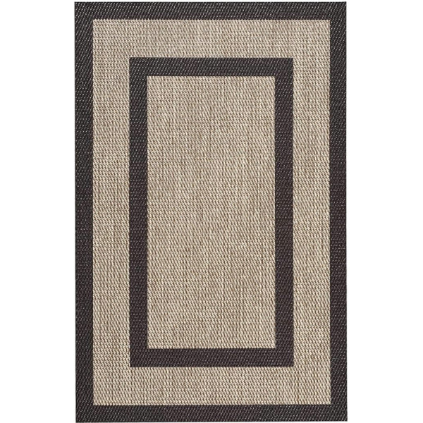 Estores Basic Vinilica Rug for Living Room, Premium Rug for Bedroom Dining Room Bathroom Kitchen Washable Non-Slip and Durable Indoor Outdoor Rug Plaid Brown 60 x 90 cm