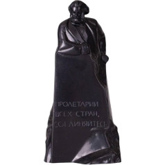 danila-souvenirs German Philosopher Socialist Karl Marx Stone Bust Statue Sculpture 14.5 cm