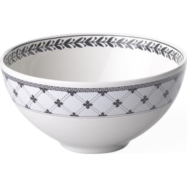 Villeroy & Boch Audun Farm Small Bowl, 200 ml, Premium Porcelain, White/Grey