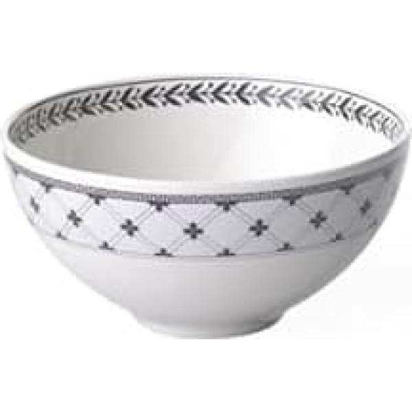 Villeroy & Boch Audun Farm Small Bowl, 200 ml, Premium Porcelain, White/Grey