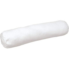 LaurentMortreux 140 cm Polyester Neck Pillow with Dust Mite Protection - White