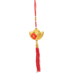 HOLIDYOYO Yuanbao Pendant Chinese Festival Hanging Ornament New Year Decoration Chinese Style Pendant Front Door Hangings Tassels Hangings New Year Decoration