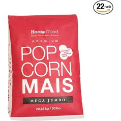 Popcornmais Premium Jumbo Corn, the Classic of Popcorn, Kinopopcorn, 22.68 kg Bag, XXL, 1:32 Pop Volume