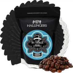 Hallingers 10 x No. Three Gourmet Coffee from Guatemala, Gentle Long-Term Roasted (Bag) - Gift in Summer & as a Perfect Barbecue Gift | Birthday Congratulations New Home Anniversary Recovery