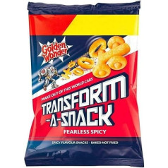 Golden Wonder Transformers Chips Spicy - 30g - Pack of 12