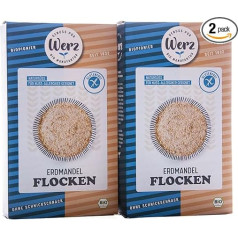 Werz Gluten-Free Erdalmond Flakes 2 Pack (2 x 250 g Pack) - Organic