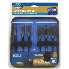 Century Drill & Tool 36406 Lazer Spade Bit Set (6 Pieces)
