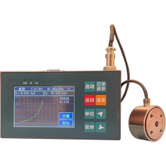 Vituord Digital Force Meter with External Sensor, Pull/Pressure Dynamometer, with 3.5 Inch Touch Screen, Data Output, 3 Measuring Modes, for Laboratory Load Tests