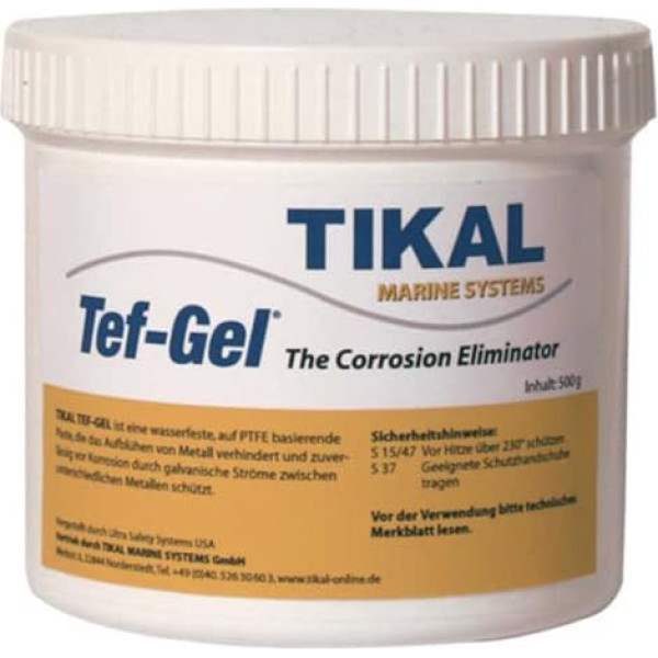 Tikal Tef Gel / PTFE Base / Screw Paste | 500GR | Prevents Corrosion, Lubricant