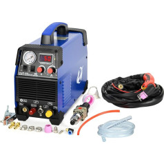 Plasma Cutter, 50 Amp Non-Touch Pilot Arc Plasma Metal Cutter Machine, Plasma Cutting Equipment with 220 V DC Inverter IGBT, Cutting Capacity up to 18 mm, Function PT/2T/4T/PA