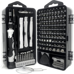 Precision Mechanic Tool Set: 138 in 1 Screw Extractor Set, Precision Mechanic Screwdriver Set, Mobile Phone Repair Tool Set, Mini Screwdriver Set, Watchmaker Tool Set for PC Laptop Phone