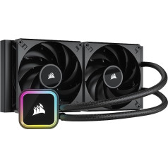 Corsair iCUE H115i RGB Elite 16 Dynamic RGB LED CPU Liquid Cooler, AF Elite Series 140mm FDB Fan, 280mm Radiator, iCUE Software, LGA 1700, 1200, 115X, 2066 and AM4 Socket, Black