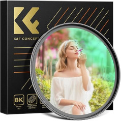 K&F Concept Nano-X Series Mist Effect Diffusion Filter 62 mm Mist Filter for Landscape and Portrait Photography