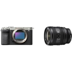 Sony Alpha 7C II Mirrorless Full Frame Camera with SEL1625G (Compact, 33 MP, Real-time Auto Focus, 10 BPS, 4K Video, Tilting LCD Touchscreen) Silver/Black