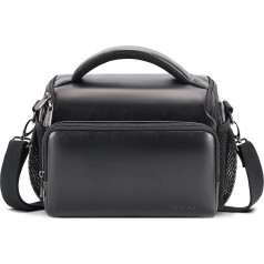 DOMISO SLR DSLR Camera Bag Waterproof Protective Case Black