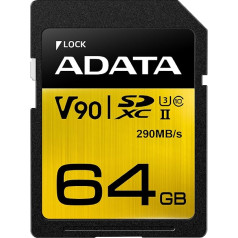 ADATA Premier ONE (64GB) Class 10 UHS-II SDXC Memory Card