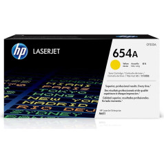 HP 654A (CF332A) Gelb Original Toner für HP Color Laserjet Enterprise M651