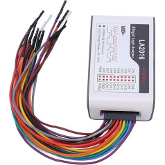 Logic Analyzer USB 16 Channels CH0-15 200M Sample Rate -50V to +50V Adjustable Threshold LA2016