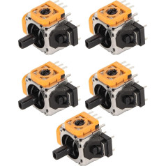 5pcs Analog Joystick Repair Kit for PS5 Controller 3D Analog Joystick Replacement Part