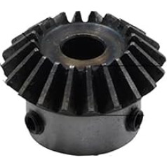 1 Stück Kegelrad 1,5 m, 25 Zähne, Innenloch, 8/10/12/14/15/16/17/18 mm, M5-Schraube, festes Zahnrad, 90 Grad Eingriffswinkel, Stahlgetriebe(17mm keaway5mm)