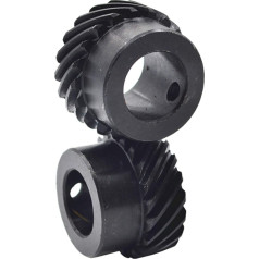 ZHENGGUIFANG ZGF-Br. 2 Pieces Gears 1M 13T 15T 20T 45 Degree 90° Helical Gear Offset Gear 6 8 10 12 14 15 mm Bore Diameter (Hole Diameter: 12 mm, Number of Teeth: 1M 15 Teeth)