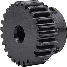 Gears Pinion Gear Motor Gearbox Metal Spur Gear 1M 22T 23T 32T 34T Motor Transmission Pinion Bore Size 6/8/10/12mm Steel Material Metal Gears for Quenching Engine (Color : 1M-32 Teeth (1