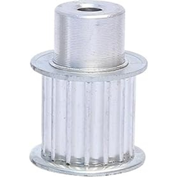 Zahnriemenscheibe 5M-16T/17T/18T/19T Aluminium-Riemenscheibe, Prozessloch 6/8 mm, Schlitzbreite 21/27 mm, passend for HTD5M-20/25 mm Zahnriemen(18T-rough hole-8 mm,Width 21 mm)