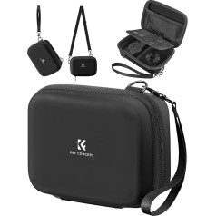 K&F Concept Digital Camera Case Compatible Camera Bag EVA Hard Shell Design (Case Only), black, Classic