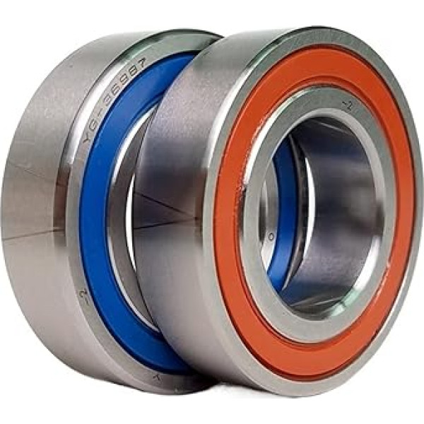 1 Pair 7207 7207C-2RZ-P4-DBA 35x72x17 Sealed Angular Contact Ball Bearings Speed Spindle Bearing CNC ABEC 7 (Size : DB)