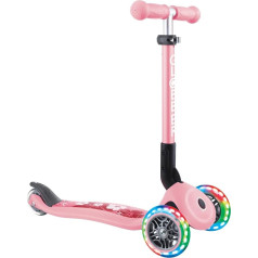 GLOBBER JUNIOR Foldable Fantasy Lights - Scooter 120/80mm ABEC 5 3 Wheel LED Light Up Wheels