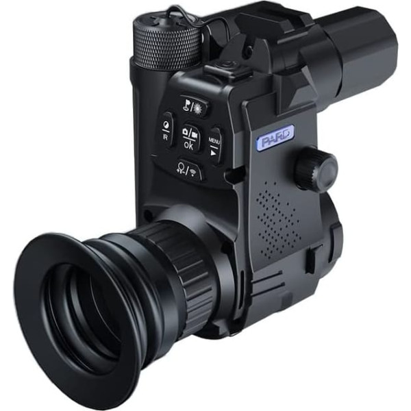 PARD Night Vision Monocular Night Vision Goggles with Rangefinder Clip On Rifle Scope for Night Observation or Survation, Night Vision Range up to 350m, HD Photos and Videos, NV007SPLRF-940nm