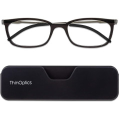 ThinOptics Ultra Thin Reading Glasses - Unisex for Men and Women Includes Magnetic Case - Ultra Light Glasses