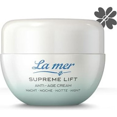 La mer Supreme Lift Anti-Age Cream Night - Improved Formula and New Look - Regenerating Night Cream - With Firming and Smoothing Effect - Reduces Wrinkle Depth and Strengthens the Skin - 50 ml