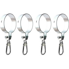 Buzz Gardens® Swing Hooks Round 100mm 1,2,4 Pack (Pack of 4)