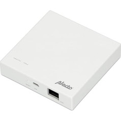 Alecto SMART-BRDIGE10 Zigbee Bridge - Zigbee Gateway - up to 30 Sensors / Devices Can Be Connected - Tuya - Smart Life App - White