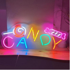 LED Sign Snack Neon Signs Food LED Lights Shop Wall Decor Popcorn Lamps Pizza Burger Tacos Decoration Light USB Brightness Adjustable