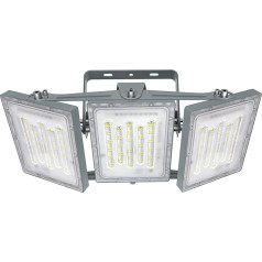 Stasun LED Safety Light, Super Bright LED Floodlight, Outdoor Floodlight, IP65 Waterproof, 5,000K Daylight, Adjustable Head, for Garage, Barn, Patio, Yard