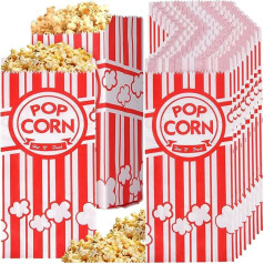 800 Pieces Paper Popcorn Bags 1oz Popcorn Bags Single Portions for Popcorn Machine Party Pop Corn Bags Bulk