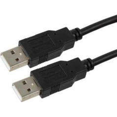 USB kabelis am-am 1,8 m melns