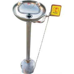 Emergency Eye Wash Station Stainless Steel Eye Wash Units Face Wash Station Shower System (Color : Pedals)