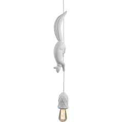 Pendant Light Dining Table Lamp Creative Squirrel Pine Cone Design Modern Round Pendant Lamp Dining Room Stairs Hallway Office Bedroom Kitchen Study Children's Room Chandelier Decoration Adjustable