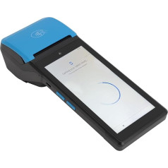 POS PDA Thermal Receipt Printer, Handheld PDA Printer Mobile POS Device with 5.5 Inch Touchscreen 1080P 58 mm Thermal POS Receipt Printer for Android 12.0, Supports 4GLTE (Eurasia)