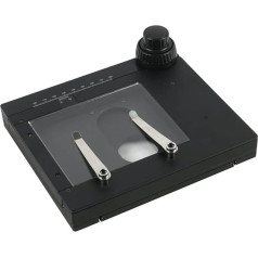 ZTBH Microscope Accessory Kit Video Stereo Microscope Removable X y. Axis Level 360 Degree Rotating Microscopic Slides (Color : A)