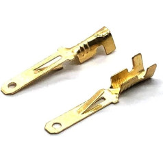 YJUHADWPBZ 20 Pcs 6030-2981 6040-2111 2.8 MM Auto Wire Terminal Crimp Splice Loose Pins for Sensor Cable Connector DJ621-E2.8x0.5A(Follow me Cheaper-,500 Pcs)