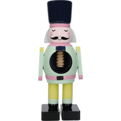 KitchenCraft KCXMNUTMAN Mixed Wooden Nutcracker Collection Male with Gift Tag