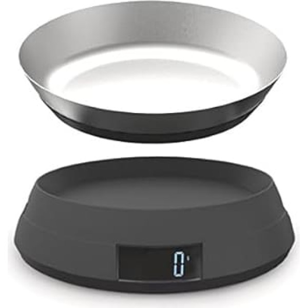 Joseph Joseph 2-in-1 Switch Digital Scale with Reversible Lid - Grey